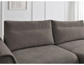 Divano angolare marrone Aden – Bobochic Paris