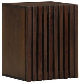 Mobile Da Bagno A Parete 38x34x48 Cm İn Legno Massello Di Mango /