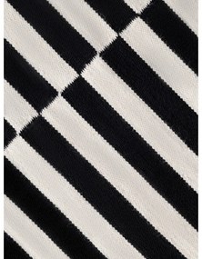 Tappeto bianco e nero in lana reversibile/tessuto a mano 160x230 cm Donna – Hanse Home