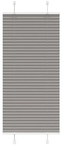 Tenda Plissettata Antracite 55x150 Cm Larghezza Tessuto 54,4 Cm /