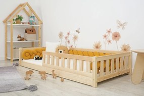 Letto basso per bambini Montessori Meadow - naturale - 200x90 cm