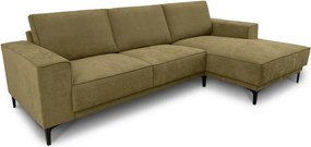 Divano angolare verde (con penisola a destra) Copenhagen – Scandic