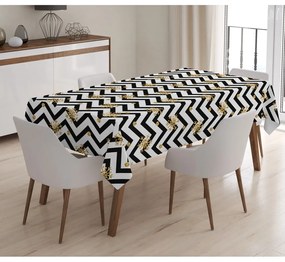 Tovaglia natalizia in misto cotone, 140 x 180 cm Happy New Year - Minimalist Cushion Covers