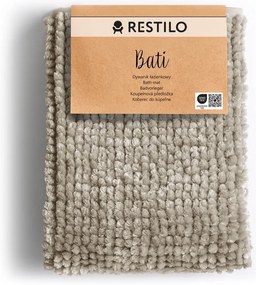 Tappetino per il bagno beige 50x70 cm Bati – Restilo