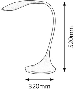 Rabalux 4167 - LED Lampada DOMINIC 1xLED/4,5W/230V