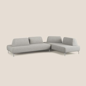 Newton divano angolare modulare con schienali movibili T07 grigio