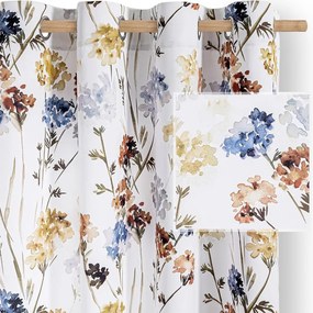 Tenda parzialmente oscurante bianca 135x250 cm Solkone – Restilo