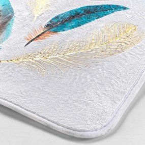 Tappetino per il bagno bianco per WC 45x45 cm Plumiss – douceur d'intérieur