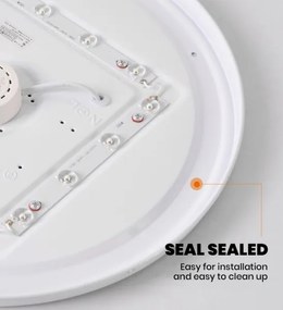 Brilagi - Plafoniera LED dimmerabile SMART LED/24W/230V Ø 38 cm Wi‑Fi Tuya + telecomando