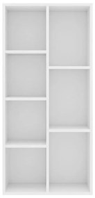 Libreria bianca 50x25x106 cm in legno multistrato
