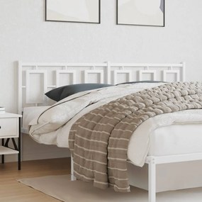Testiera İn Metallo Bianco 180 Cm /