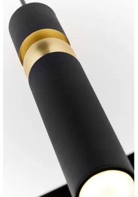 Jupiter 2003 - Lampadario a sospensione con filo ALAS 1xGU10/10W/230V nero/oro