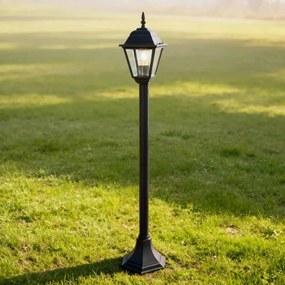 Paletto Lampione Vintage 100cm E27 IP54 Nero - Serie Alfieri