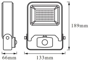 Ledvance - Riflettore LED con sensore ENDURA LED/20W/230V IP44