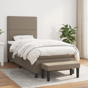 Giroletto A Molle Con Materasso Tortora 100x200 Cm İn Tessuto /