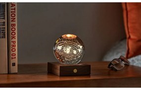 Decorazione luminosa marrone scuro con ricarica USB Amber – Gingko