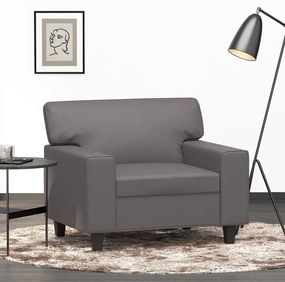 Poltrona Grigia 60 Cm İn Similpelle /