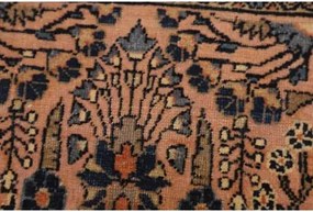 Antik Stilizzato Terracotta Blu Scuro Corsia 70x200 Cm