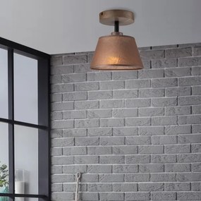 Brilagi - Lampadario LED ANTHONY 1xE14/60W/230V rovere noce/marrone