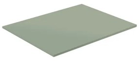 Top per lavabo Compatech VISOBATH L 61 x H 1.2 x P 46 cm verde muschio mdf, opaco