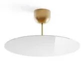 Millimetro Plafoniera H23 Ø50 Brass/Mirror - Luceplan