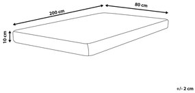 Materasso durezza media 80 x 200 cm PICCOLO Beliani