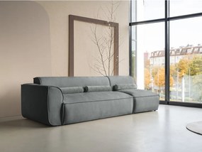 Chaise lounge componibile verde (con penisola a sinistra) Flex Felix – Miuform