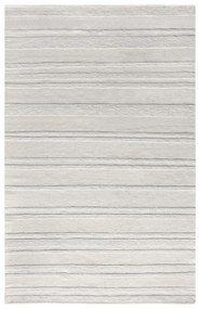 NECTOR - tappeto in lana avorio con decoro