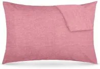 Coppia federe cotone corallo