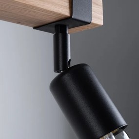 Sollux SL.1296 - Faretto ZUCA 2xE27/15W/230V nero