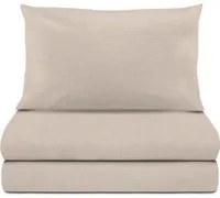 Completo letto singolo melange beige