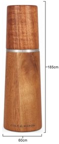 Cole&Mason - Set di macinini per sale e pepe MARLOW acacia 2 pezzi 18,5 cm