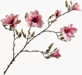Set di 2 fiori artificiali Magnolia