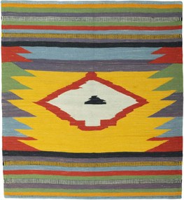 Kilim Tappeto persiano 110x100 (Iran) Tessuto A Mano