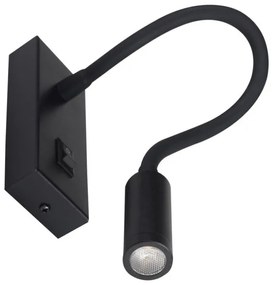 Kanlux 32522 - Lampada LED flessibile TONIL LED/2,7W/230V nera