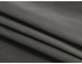 Letto matrimoniale imbottito grigio scuro con contenitore con griglia 140x200 cm Kiana - Makamii