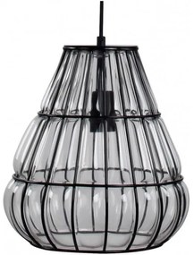 Wofi 6404.01.10.9000 - Lampadario a sospensione con filo BANKS 1xE27/40W/230V