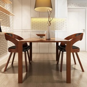 Sedie Da Pranzo 2 Pz Marroni İn Similpelle /