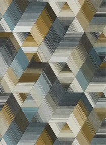 Harlequin Carta da parati Arccos - Ochre/ Steel