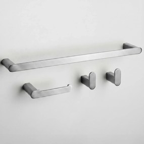 Set accessori da bagno Mati Brush Nickel 4 pezzi