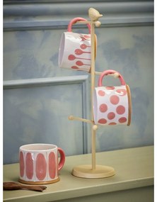 Tazze in set color salmone e color crema in gres 3 pz 450 ml Linora – Bloomingville