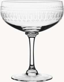Set di 4 bicchieri da cocktail in cristallo soffiato Ovals