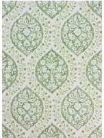Nina Campbell Carta da parati Marguerite - Green/ Ivory
