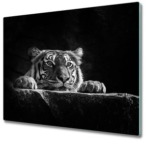 Tagliere in vetro temperato Tigre 60x52 cm