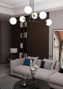 Lampadario a sospensione OGNIS 6 BLACK