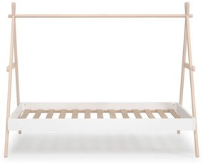 Letto per bambini in legno di pino bianco/naturale 90x200 cm Trufa - Marckeric