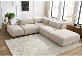 Divano angolare beige (variabile) Jeanne - Bobochic Paris