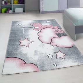 Tappeto per bambini rosa e grigio 120x170 cm Kids - Ayyildiz Carpets