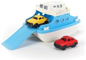 Green Toys - Traghetto con auto bianco/blu