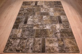 Patchwork Tappeto 170x240 (Iran) Annodato A Mano